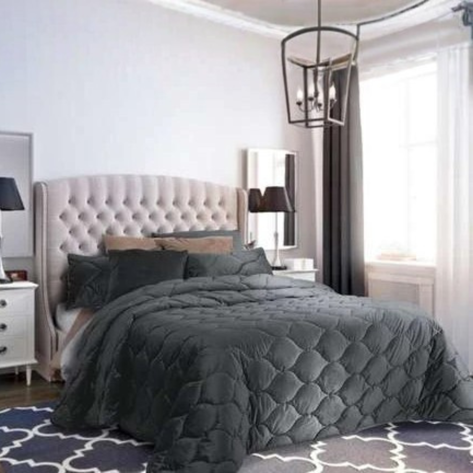 Set decorativ Leao Dark Grey Set decorativ Leao Dark Grey - imagine 1